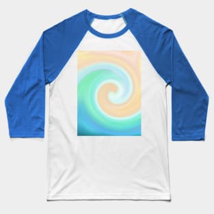 Abstract Beach Sand Ocean Wave Baseball T-Shirt